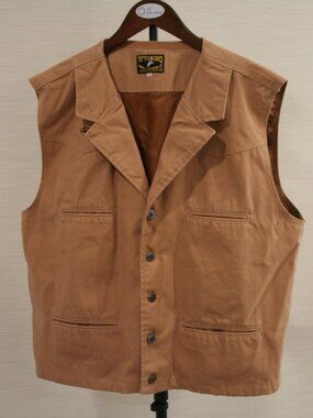 Wyoming Traders Tan Men's Vest Size XL